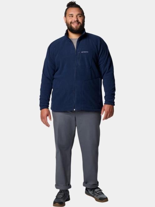 pulover polar pt. barbati Columbia Fast Trek II Full Zip Fleece albastru inchis 6