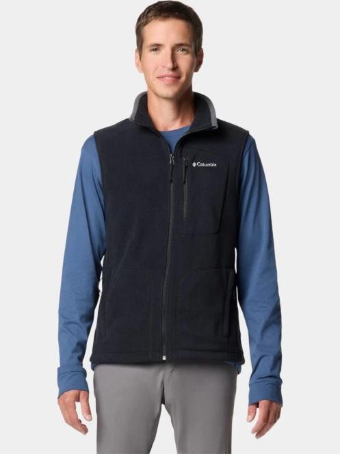 vesta polar pt. barbati Columbia Fast Trek Fleece Vest negru 2