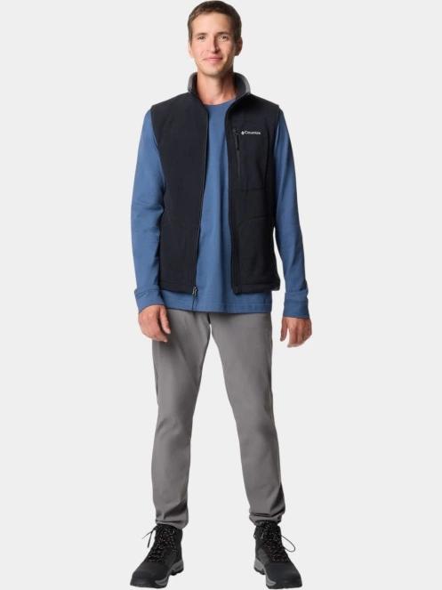 vesta polar pt. barbati Columbia Fast Trek Fleece Vest negru 5