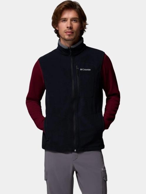 vesta polar pt. barbati Columbia Fast Trek Fleece Vest negru 2