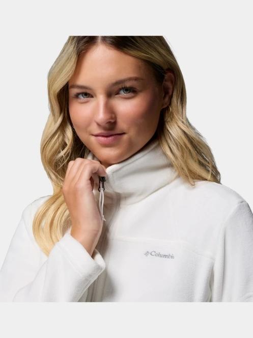 pulover polar pt. femei Columbia Fast Trek II Jacket alb 8