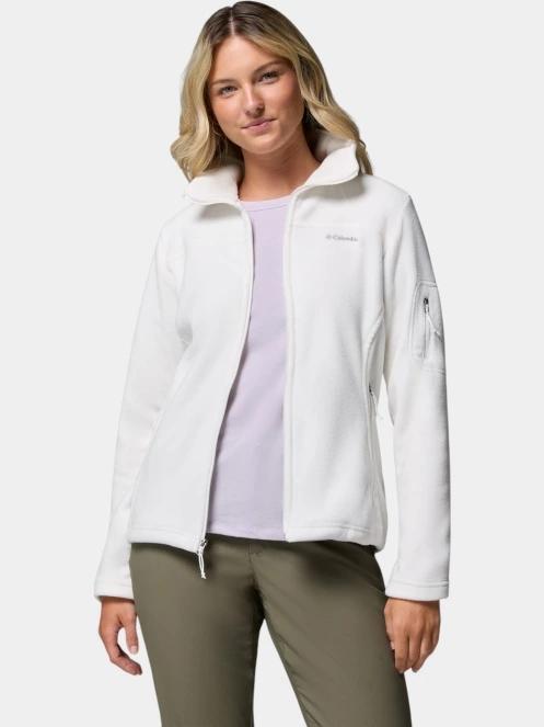 pulover polar pt. femei Columbia Fast Trek II Jacket alb 5