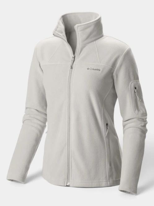 pulover polar pt. femei Columbia Fast Trek II Jacket alb 8