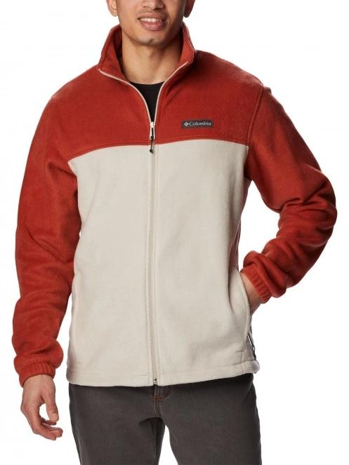 pulover polar pt. barbati Columbia Steens Mountain Full Zip 2.0 rosu 2