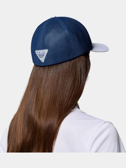 sapca de baseball Columbia PFG Logo Mesh Ball Cap alb 5