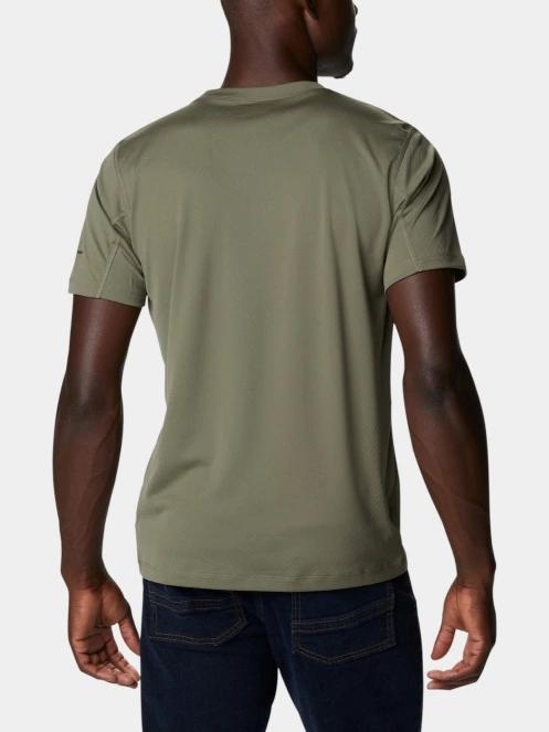 tricou pentru sport, cu maneci scurte pt. barbati Columbia Zero Rules Short Sleeve Shirt verde 4