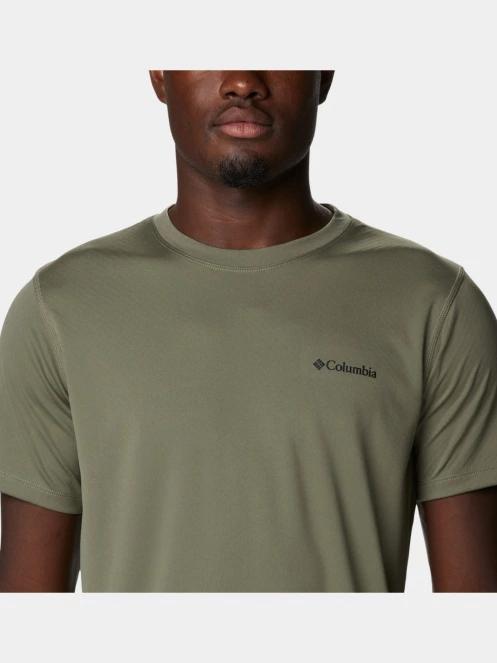 tricou pentru sport, cu maneci scurte pt. barbati Columbia Zero Rules Short Sleeve Shirt verde 6