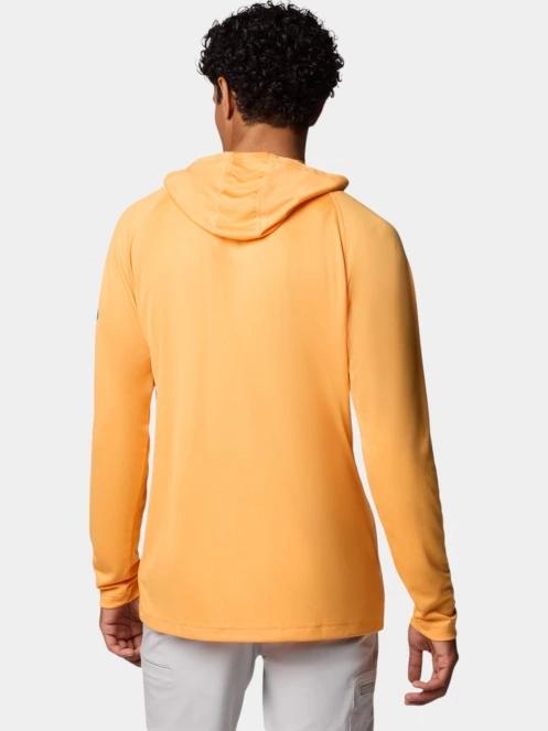 tricou cu maneci lungi, pentru sport pt. barbati Columbia Terminal Tackle Hoodie portocaliu 4
