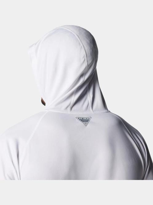 tricou cu maneci lungi, pentru sport pt. barbati Columbia Terminal Tackle Hoodie alb 6