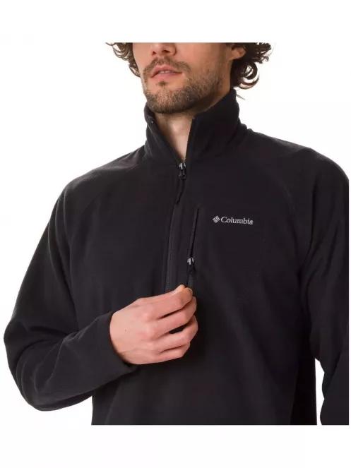 pulover polar pt. barbati Columbia Fast Trek III Half Zip Fleece negru 4
