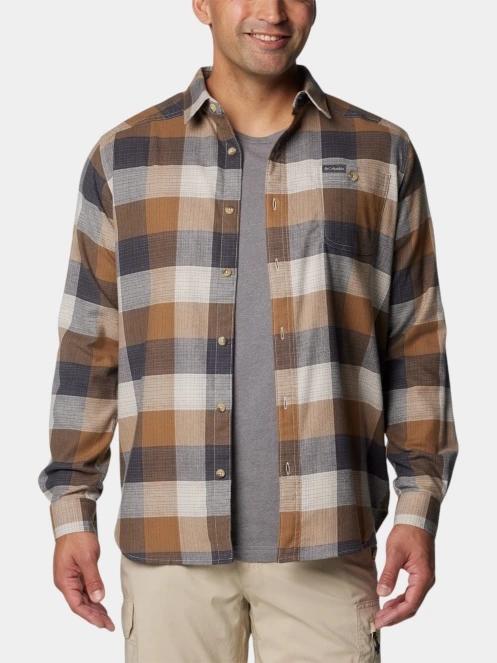 camasa cu maneci lungi pt. barbati Columbia Cornell Woods Flannel Long Sleeve Shirt nisip 5
