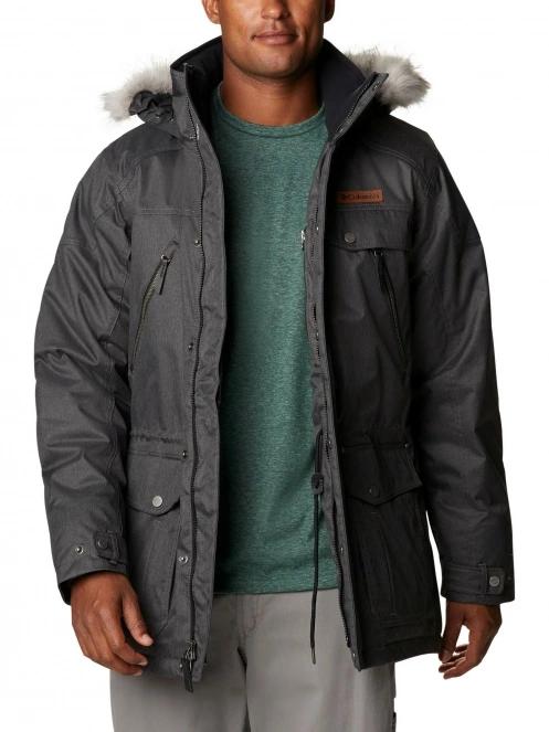 jacheta de puf pt. barbati Columbia Barlow Pass 550 TurboDown Jacket negru 2