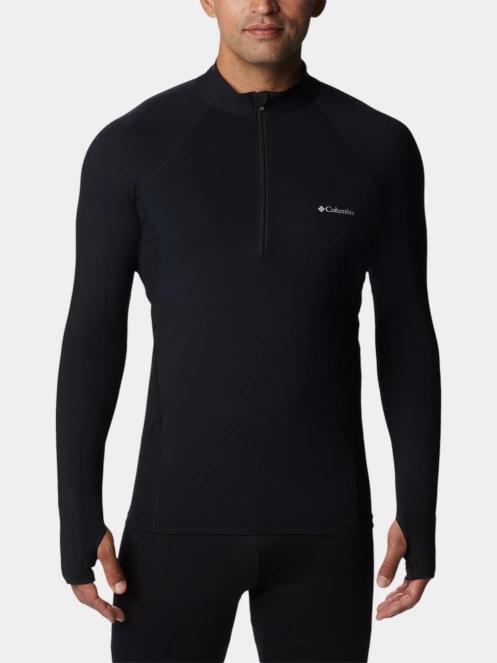 top lenjerie de corp pt. barbati Columbia Midweight Stretch Long Sleeve Half Zip negru 2
