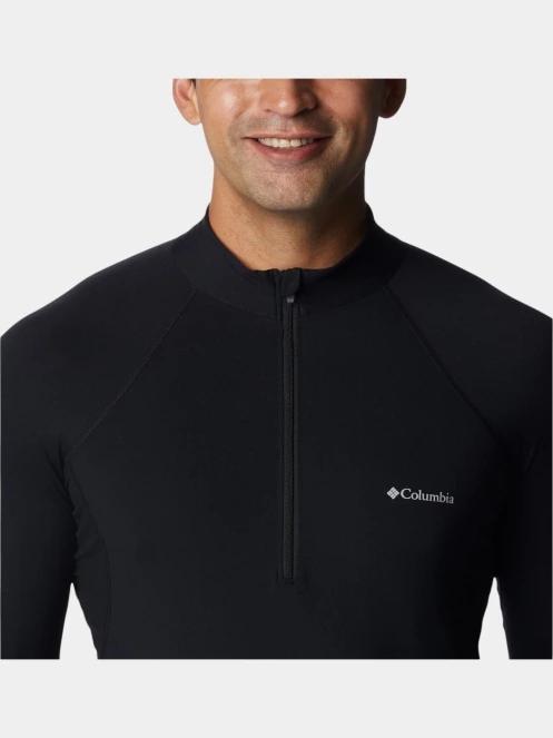 top lenjerie de corp pt. barbati Columbia Midweight Stretch Long Sleeve Half Zip negru 5