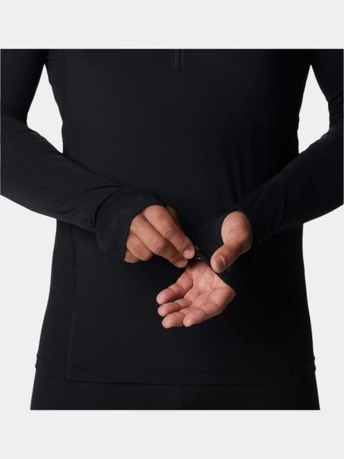 top lenjerie de corp pt. barbati Columbia Midweight Stretch Long Sleeve Half Zip negru 6