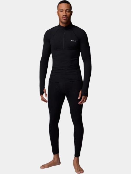 top lenjerie de corp pt. barbati Columbia Midweight Stretch Long Sleeve Half Zip negru 3