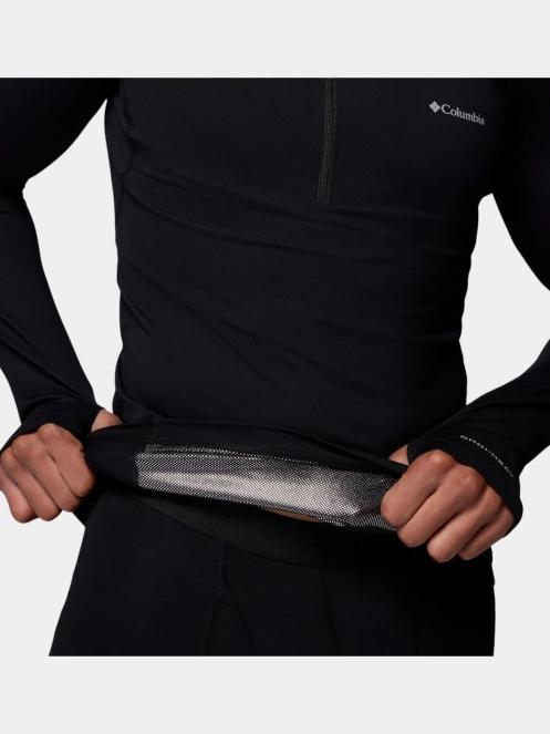 top lenjerie de corp pt. barbati Columbia Midweight Stretch Long Sleeve Half Zip negru 5
