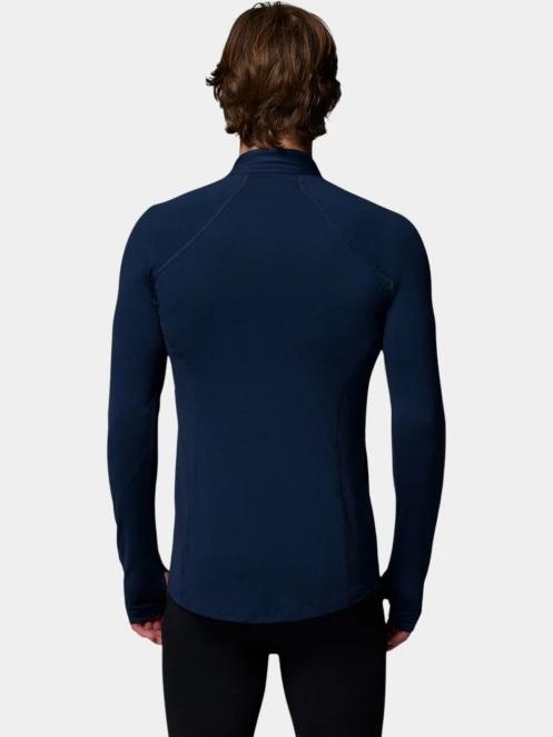 top lenjerie de corp pt. barbati Columbia Midweight Stretch Long Sleeve Half Zip albastru inchis 4
