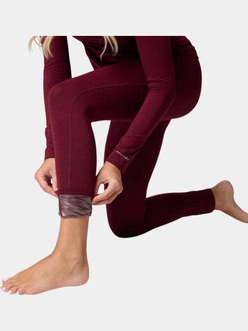 pantaloni de corp pt. femei Columbia Midweight Stretch Tight rosu 8