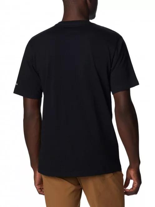 tricou cu maneci scurte pt. barbati Columbia Csc Basic Logo Short Sleeve negru 3