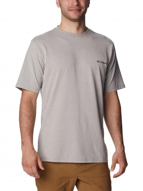 tricou cu maneci scurte pt. barbati Columbia Csc Basic Logo Short Sleeve gri 2