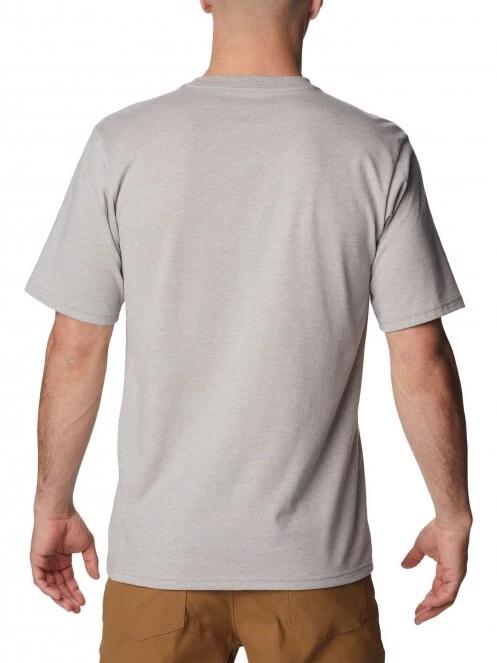 tricou cu maneci scurte pt. barbati Columbia Csc Basic Logo Short Sleeve gri 4