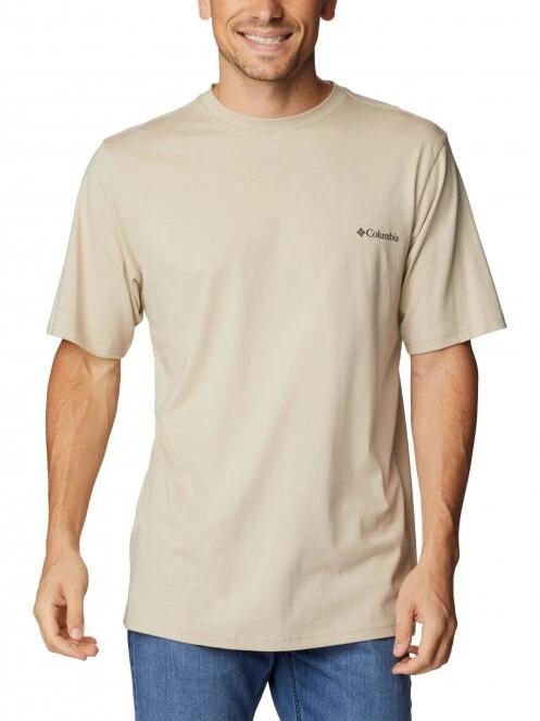 tricou cu maneci scurte pt. barbati Columbia Csc Basic Logo Short Sleeve nisip 2