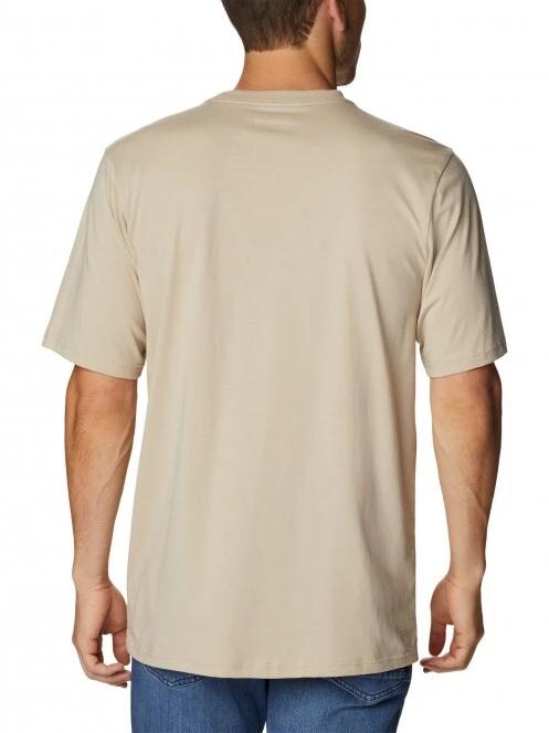 tricou cu maneci scurte pt. barbati Columbia Csc Basic Logo Short Sleeve nisip 4