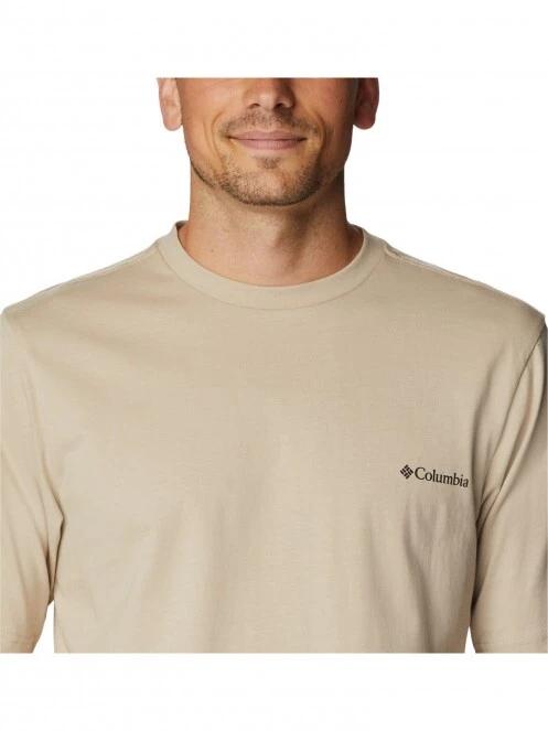 tricou cu maneci scurte pt. barbati Columbia Csc Basic Logo Short Sleeve nisip 5