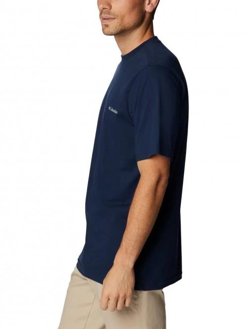 tricou cu maneci scurte pt. barbati Columbia Csc Basic Logo Short Sleeve albastru 3