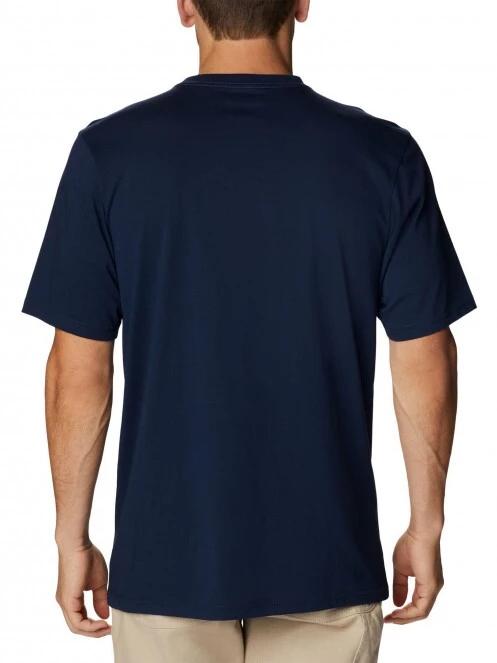 tricou cu maneci scurte pt. barbati Columbia Csc Basic Logo Short Sleeve albastru 4