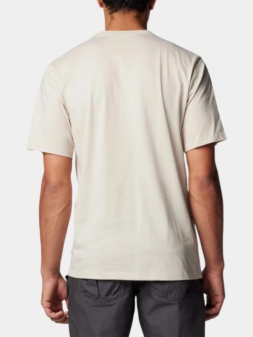 tricou cu maneci scurte pt. barbati Columbia Csc Basic Logo Short Sleeve Shirt nisip 4