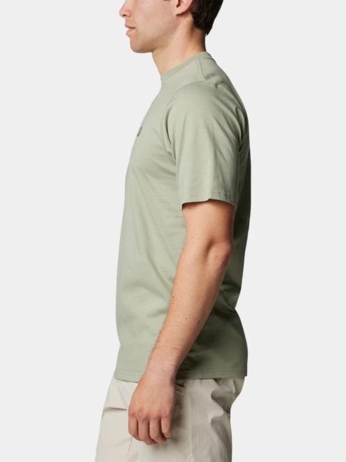 tricou cu maneci scurte pt. barbati Columbia Csc Basic Logo Short Sleeve Shirt verde 3
