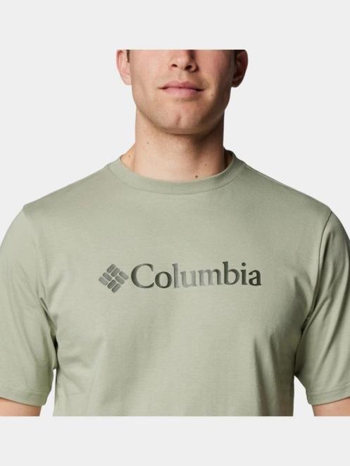 tricou cu maneci scurte pt. barbati Columbia Csc Basic Logo Short Sleeve Shirt verde 6