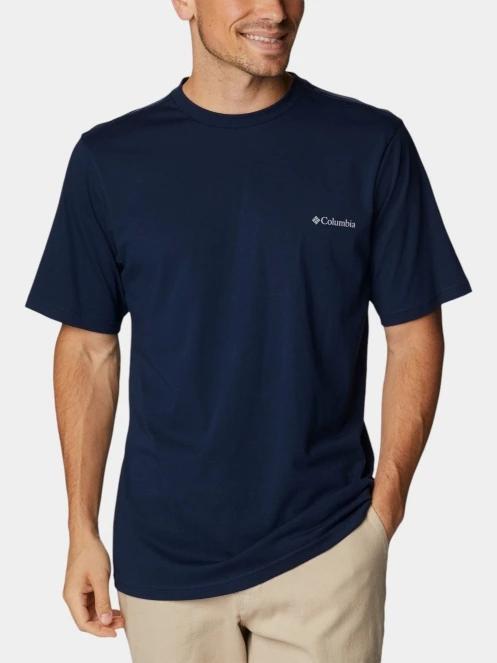 tricou cu maneci scurte pt. barbati Columbia Csc Basic Logo Short Sleeve Shirt albastru 2