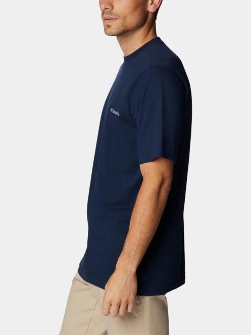 tricou cu maneci scurte pt. barbati Columbia Csc Basic Logo Short Sleeve Shirt albastru 3
