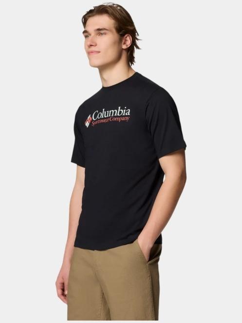 tricou cu maneci scurte pt. barbati Columbia CSC Basic Logo Short Sleeve Shirt negru 3