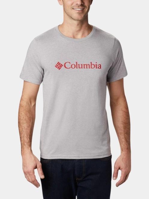 tricou cu maneci scurte pt. barbati Columbia CSC Basic Logo Short Sleeve Shirt gri 2