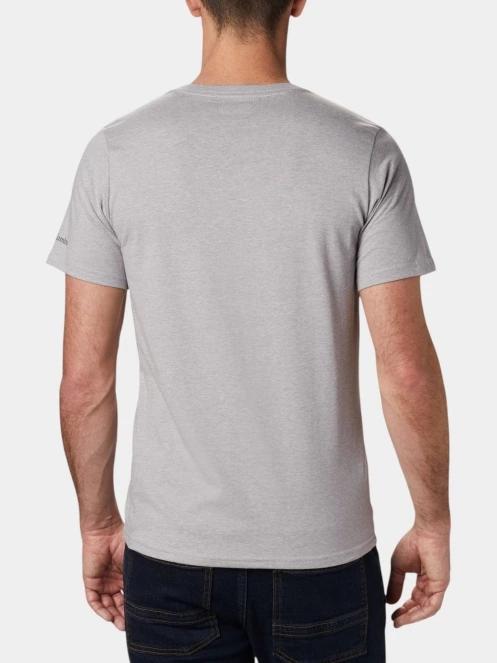 tricou cu maneci scurte pt. barbati Columbia CSC Basic Logo Short Sleeve Shirt gri 4