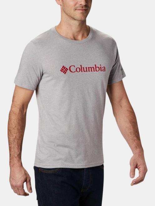 tricou cu maneci scurte pt. barbati Columbia CSC Basic Logo Short Sleeve Shirt gri 5
