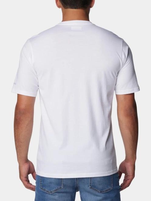 tricou cu maneci scurte pt. barbati Columbia CSC Basic Logo Short Sleeve Shirt alb 4
