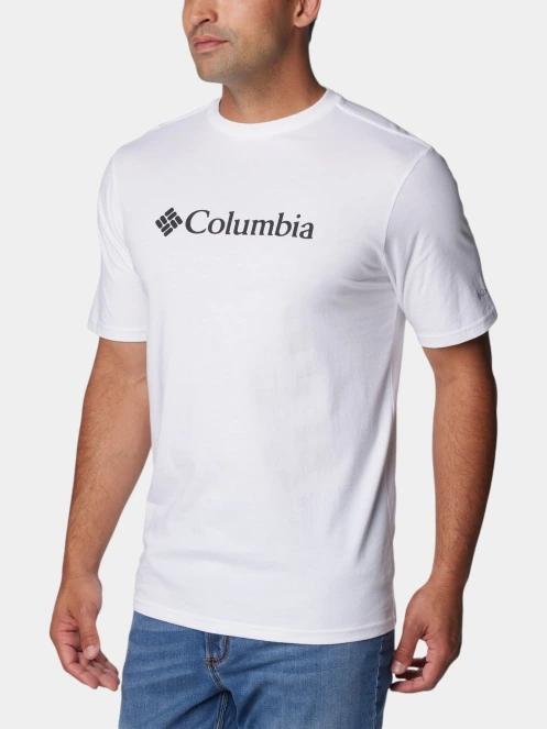 tricou cu maneci scurte pt. barbati Columbia CSC Basic Logo Short Sleeve Shirt alb 5