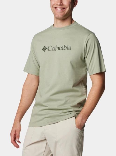 tricou cu maneci scurte pt. barbati Columbia CSC Basic Logo Short Sleeve Shirt verde 5