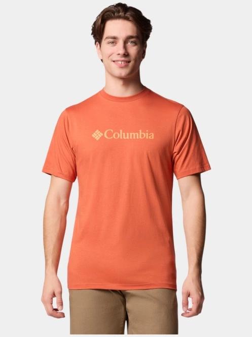 tricou cu maneci scurte pt. barbati Columbia CSC Basic Logo Short Sleeve Shirt rosu 2