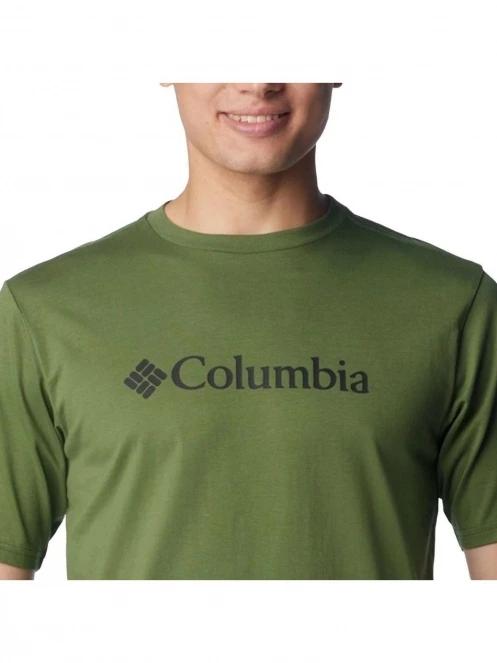 tricou cu maneci scurte pt. barbati Columbia CSC Basic Logo Tee verde 4