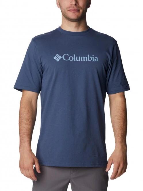 tricou cu maneci scurte pt. barbati Columbia CSC Basic Logo Short Sleeve Shirt albastru 2