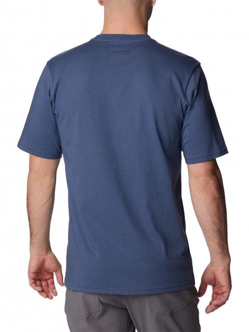 tricou cu maneci scurte pt. barbati Columbia CSC Basic Logo Short Sleeve Shirt albastru 3