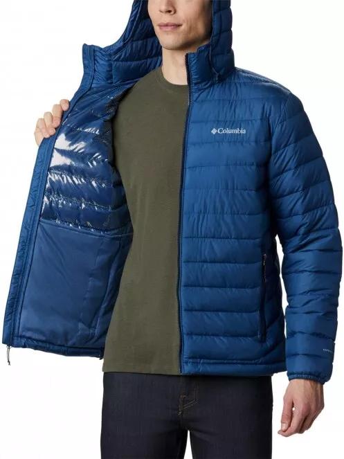 jacheta de primavara pt. barbati Columbia Powder Lite Hooded Jacket albastru 5