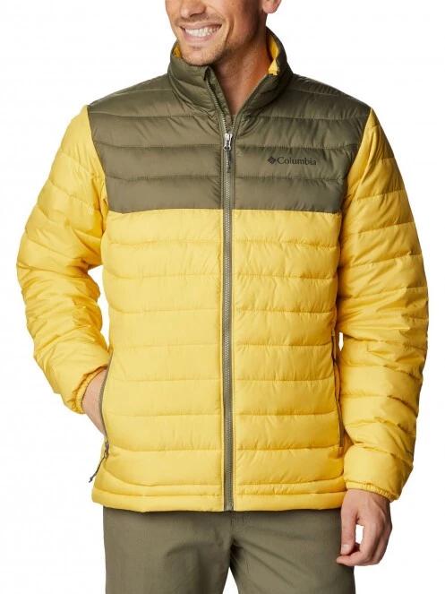 jacheta de primavara pt. barbati Columbia Powder Lite Jacket galben 2