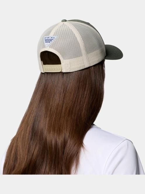 sapca de baseball Columbia PFG Logo Mesh Snap Back oliv 5